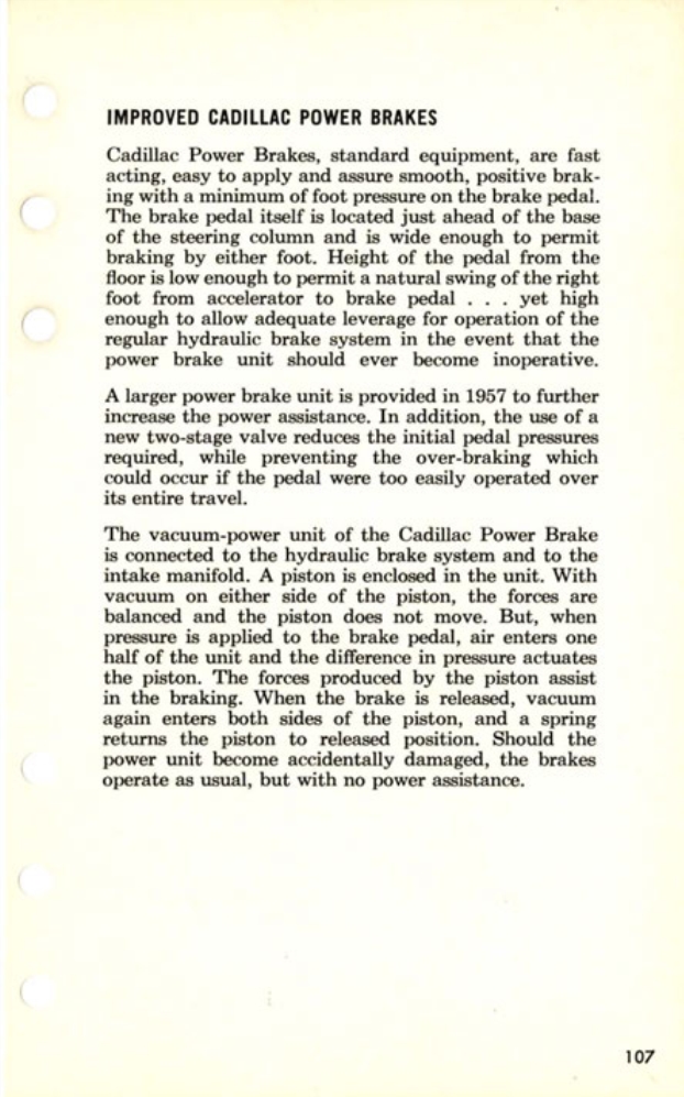 1957 Cadillac Salesmans Data Book Page 9